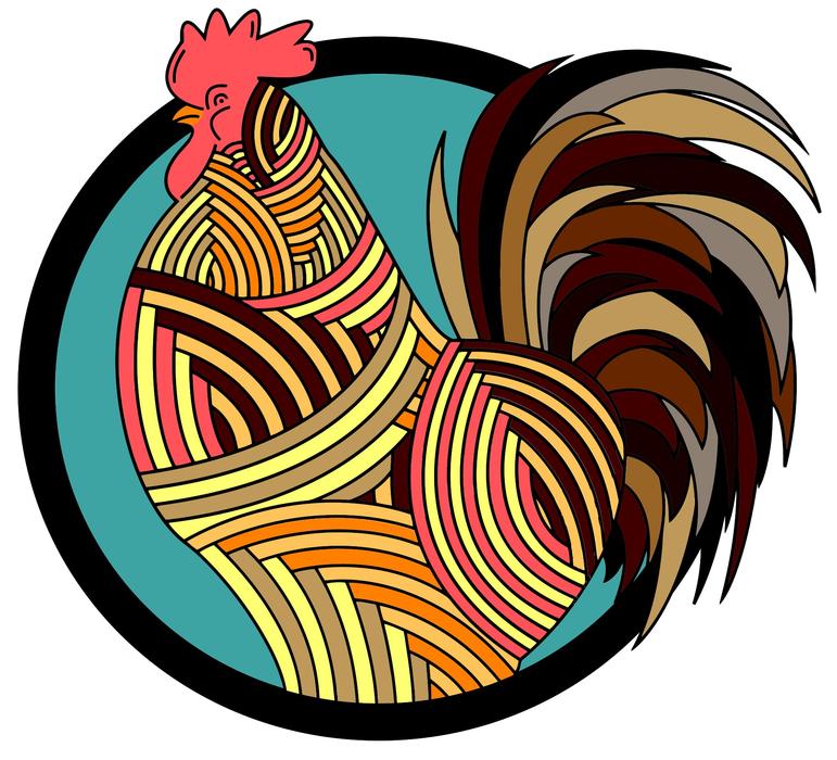 abstract animal art barnyard
