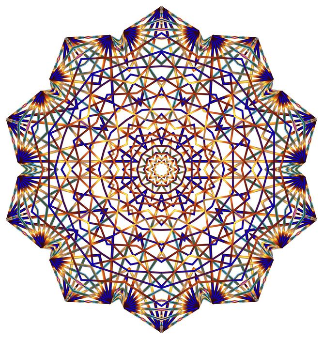abstract chromatic decorative