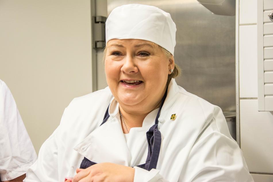 Norwegian Prime Minister Baking