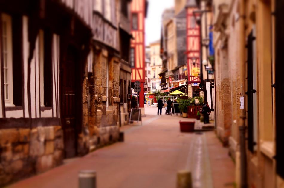 Street Rouen Miniature