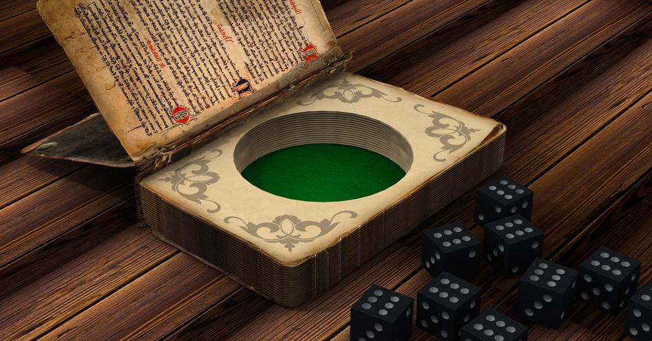 black cubes with a wooden box