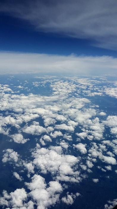 Cloud Sky Flight Blue