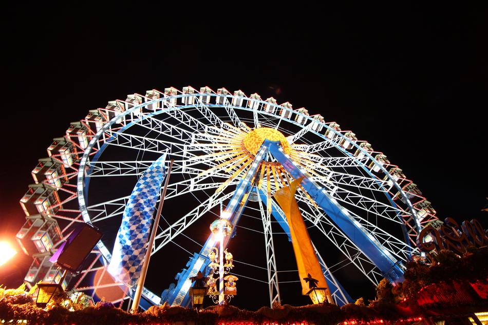 Oktoberfest Ferris Wheel Night