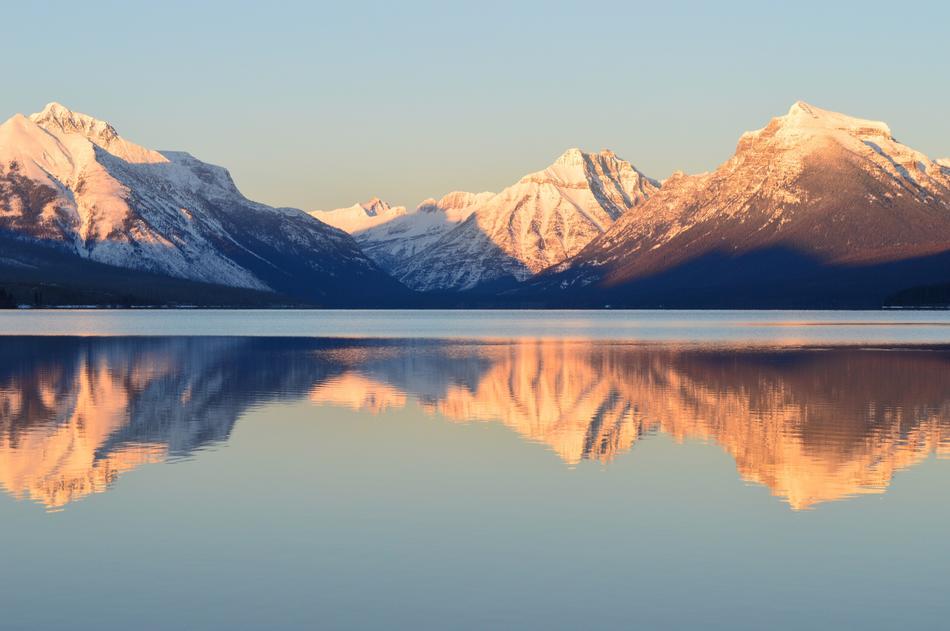 Lake Mcdonald Reflection Landscape