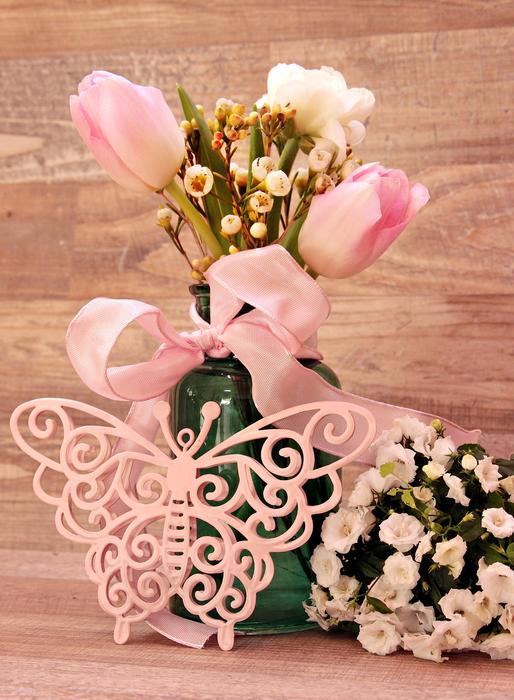 Tulips Ranunculus Butterfly