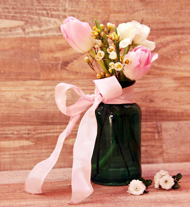 Tulips Ranunculus Vase