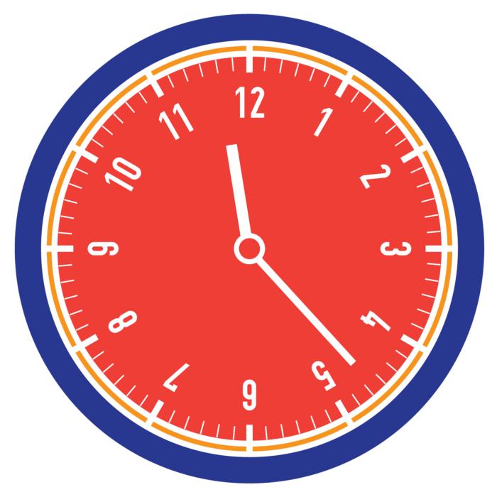 colored clock icon