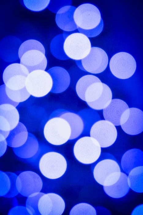 Bokeh Blue Light