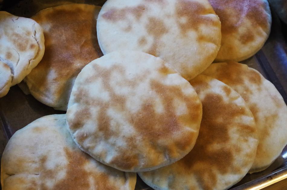Baked Bread Pita Arabic