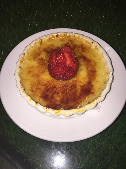 delicious cake decorated with strawberries