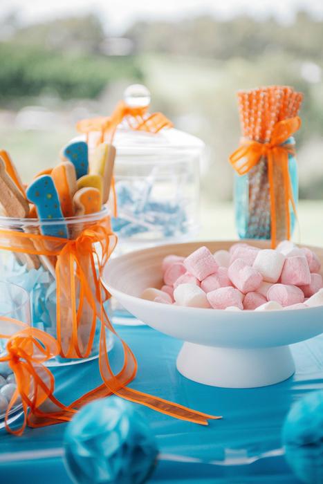 delicious marshmallows in a bowl on the table.