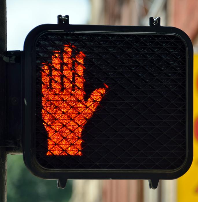 Crossing Signal Light Street