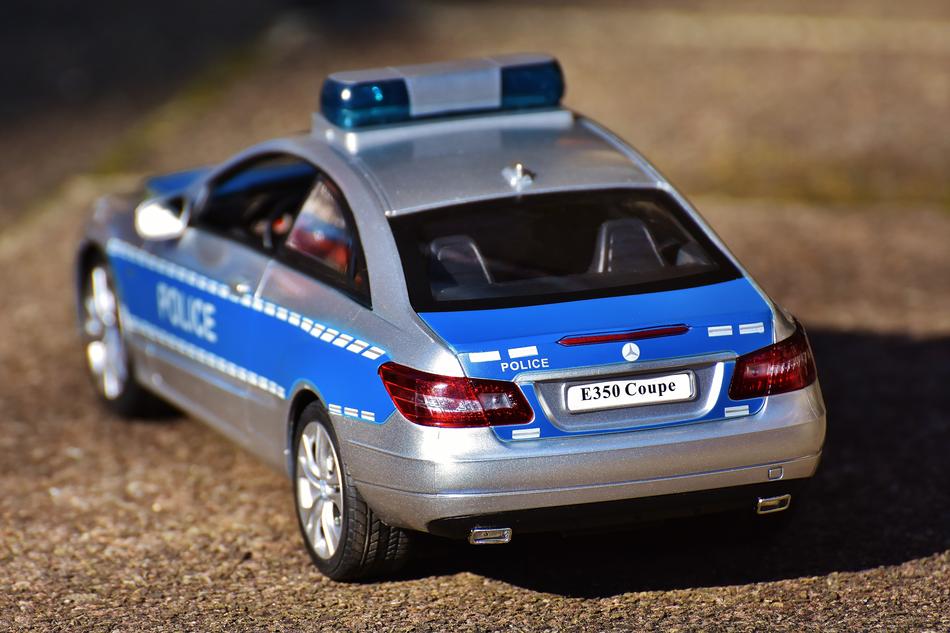 Police Car Mercedes Benz Model