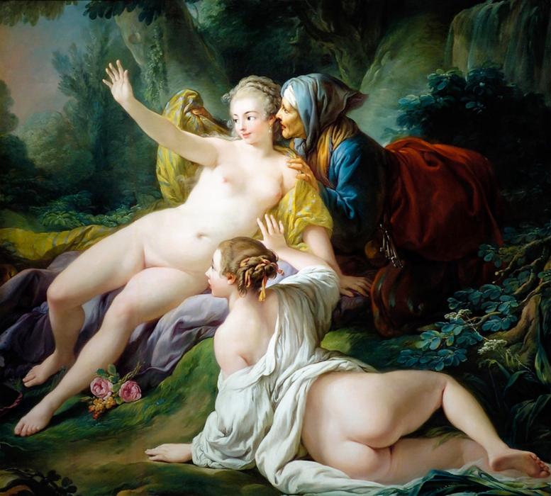 classic timeless nude oil painting