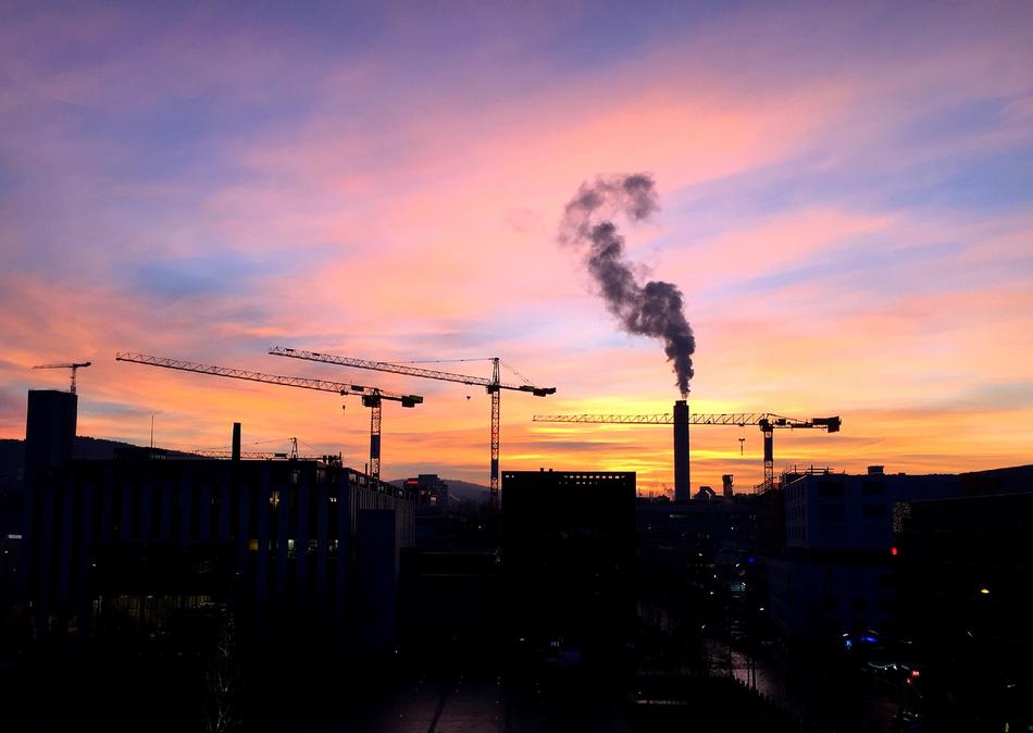 Morgenrot Sky Cranes