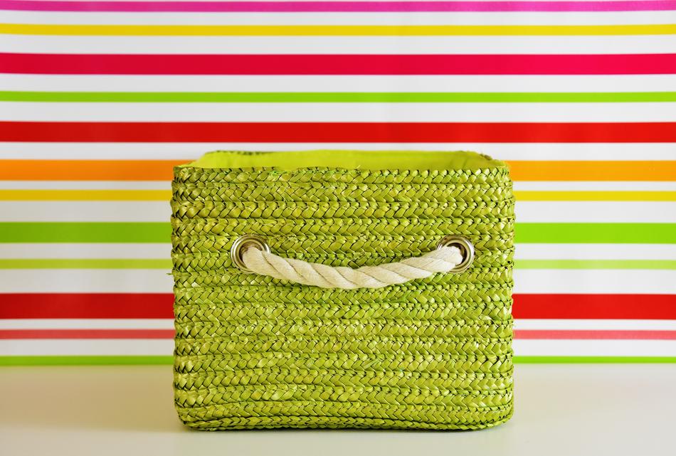 Basket Green Colorful