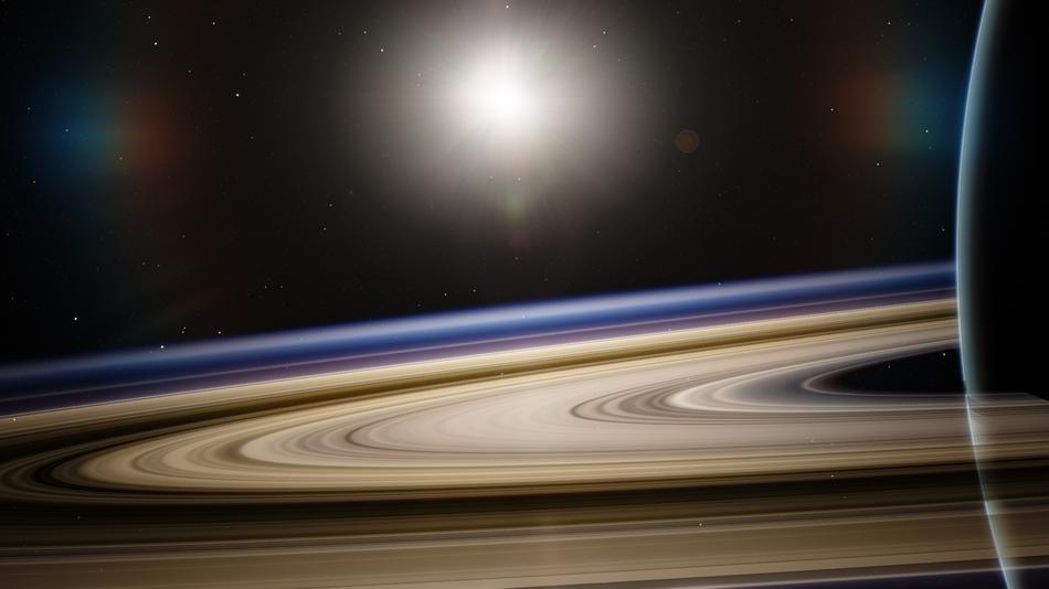 astronomy saturn satellite planet