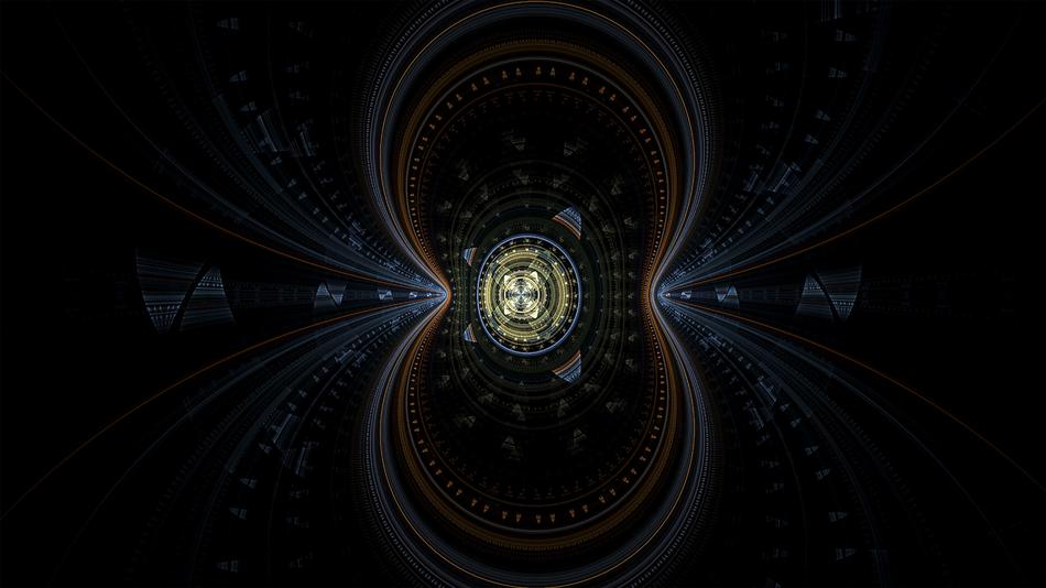 fractal space time futuristic