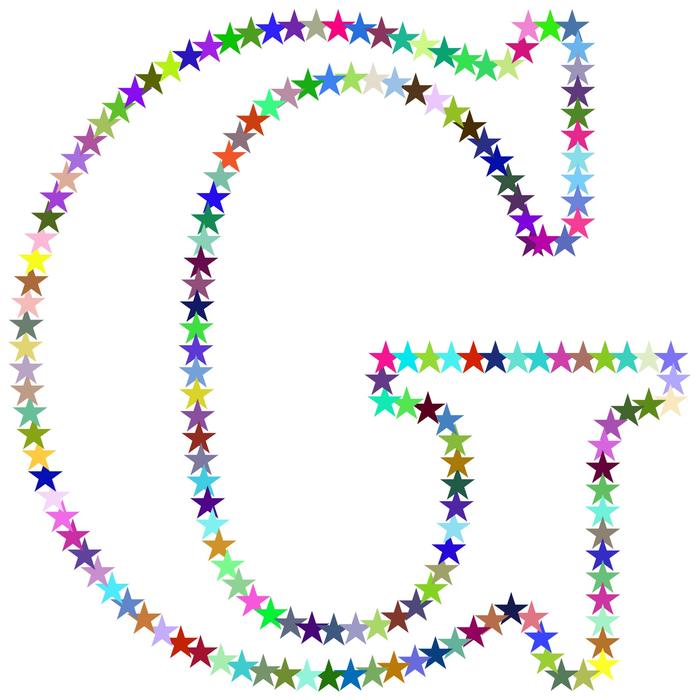 stars colorful prismatic chromatic