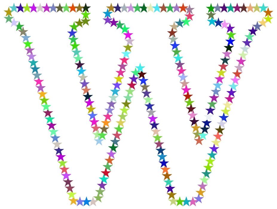 stars colorful prismatic chromatic