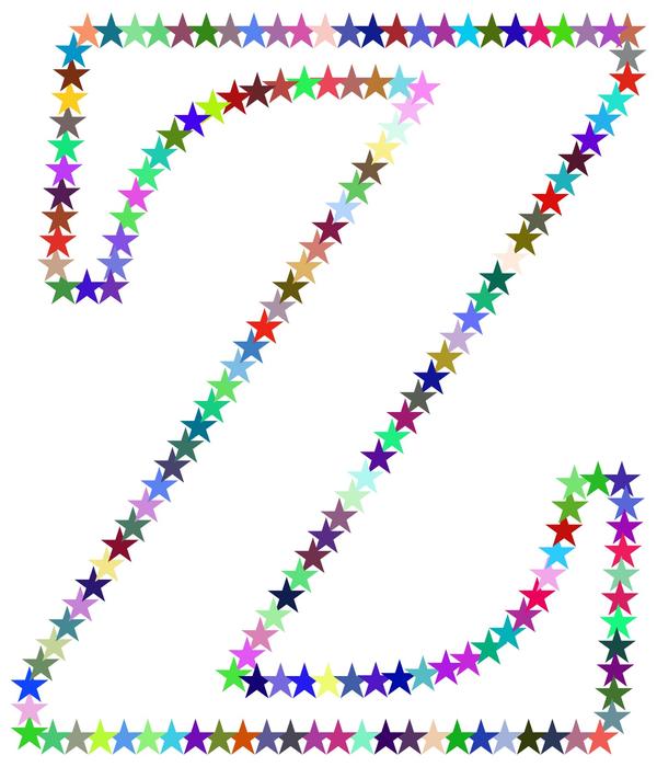 stars colorful prismatic chromatic