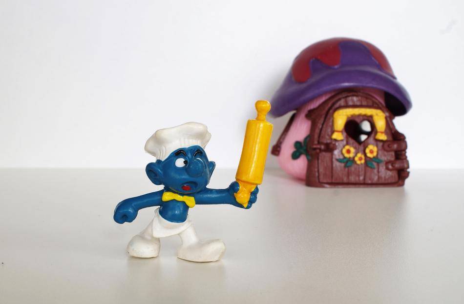 Smurfs Figure kitchen chef