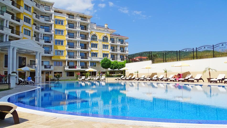 Bulgaria Apartment Complex Pool