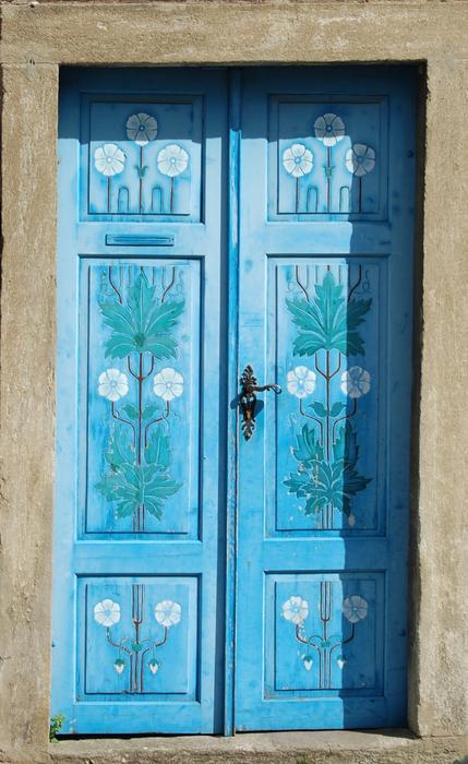 Door Blue