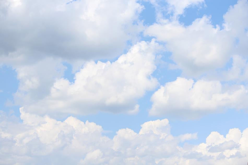 White Cloud Blue Sky