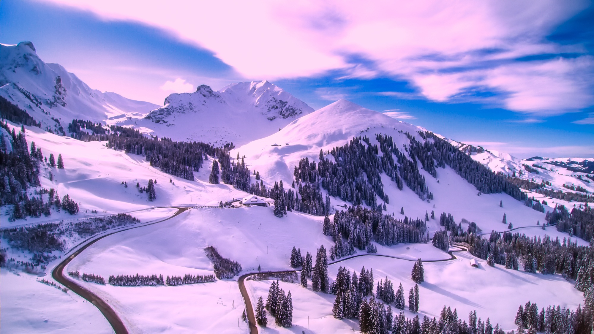 Winter Snow Sky free image download