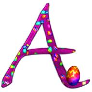 alphabet letter initial easter a egg drawing