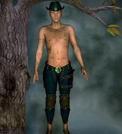 Man Tattoo Tree drawing