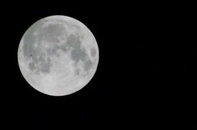 Moon Night Sky The Fullness