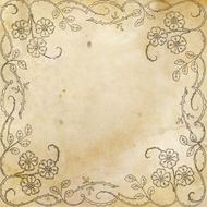background scrapbooking paper old gold drawing