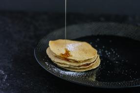 Pancakes Dripping Maple