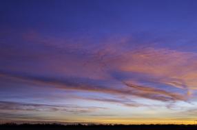 beautiful sky with sunrise