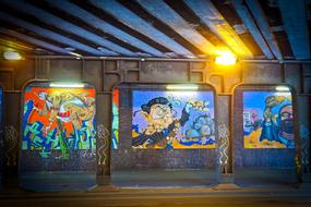 Graffiti Painting at Walls