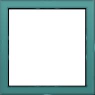blank blue square frame drawing