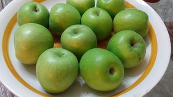 green apples fresh