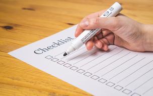 checklist check list marker