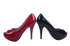 Shoes Pumps Red High Heeled
