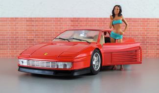 Model Car Ferrari Testarossa