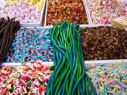 sweet treats at the market