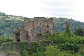 ruins of an old forgotten castle