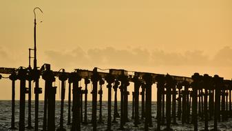 Beach Pier Rotting