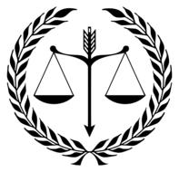 arrow balance emblem justice
