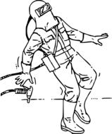 danger osha safety suit warning