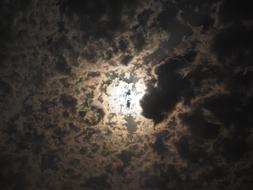 Moon Night Sky