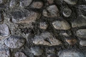 wall with round stones