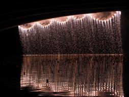 Fireworks Silver Rain River